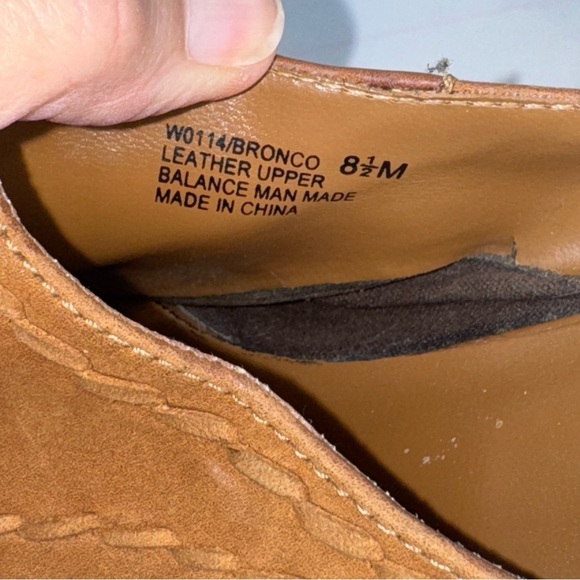 COLDWATER CREEK Western Suede Mules Clogs Size 8.5 - Picture 11 of 15